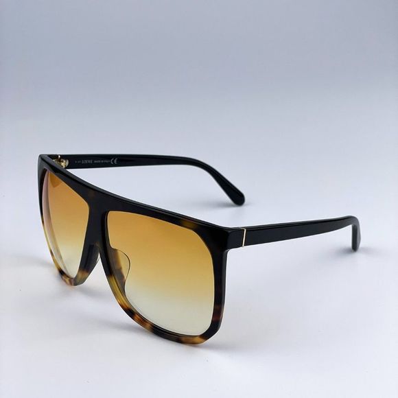 NEW Loewe LW40001F FILIPA 56E Dark Havana Blond Brown Shield Women Sunglasses Loewe Women Sunglasses Dark Blond Havana Brown Shield  main image 2
